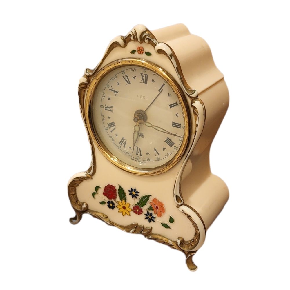 Vintage Reuge Swiss Musical Movement Alarm Clock Made in Germany